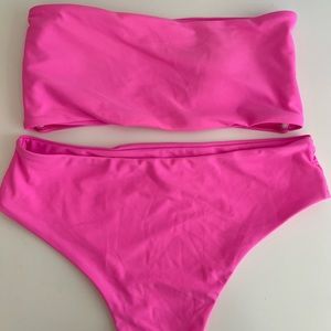 Zaful Hot Pink Bikini
